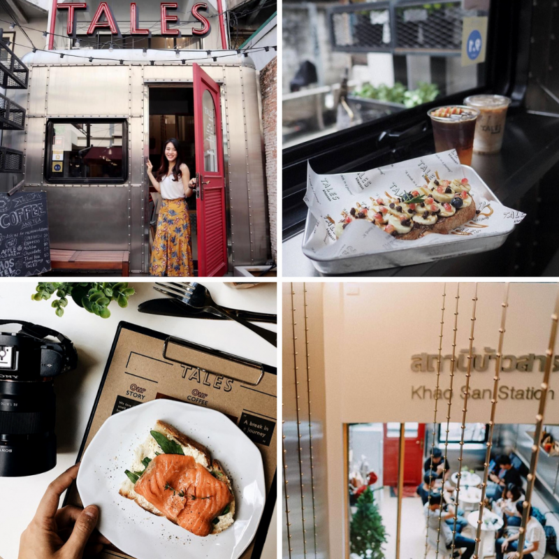 café hits di Bangkok, Tales Khaosan Café